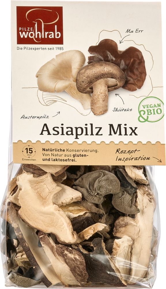 Pilze Wohlrab - Asiapilz Mix 6 Stück zu 30 g