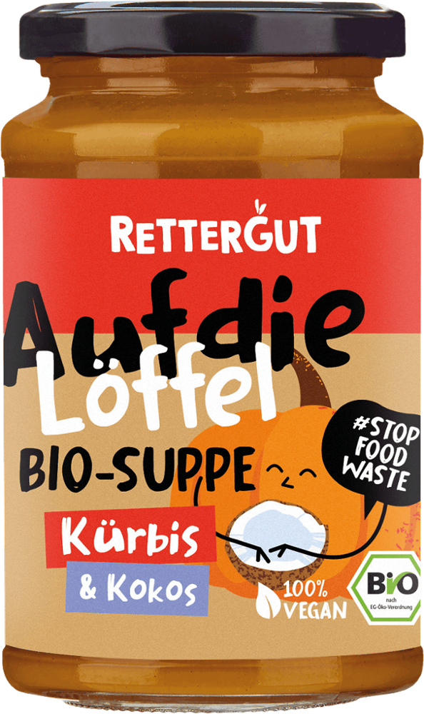 Bio-Suppe Kürbis & Kokos Rettergut