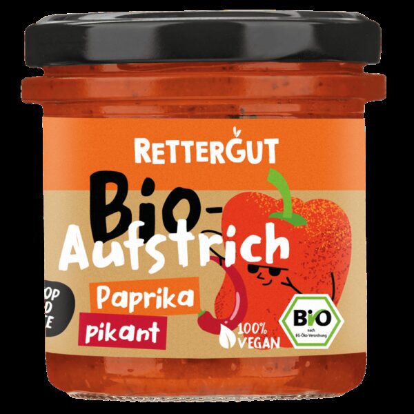 Bio-Aufstrich Paprika pikant Rettergut