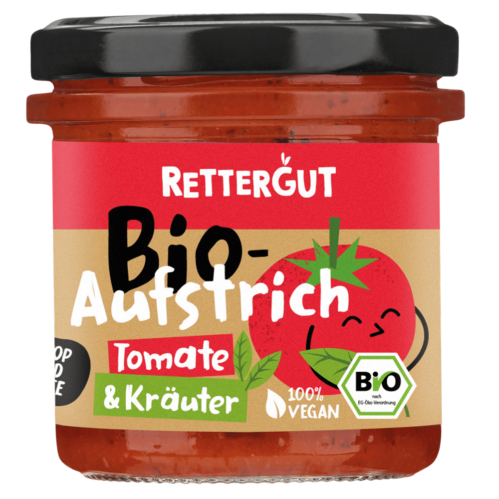 Rettergut Bioaufstrich Tomate & Kräuter