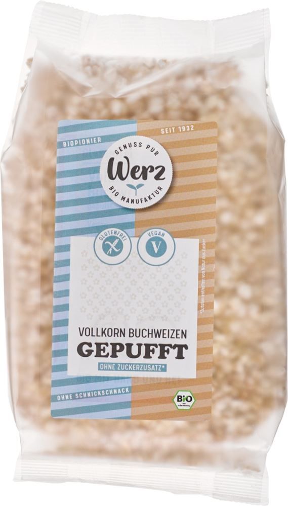 Werz - Vollkorn Buchweizen Gepufft 10 Stück zu 80 g