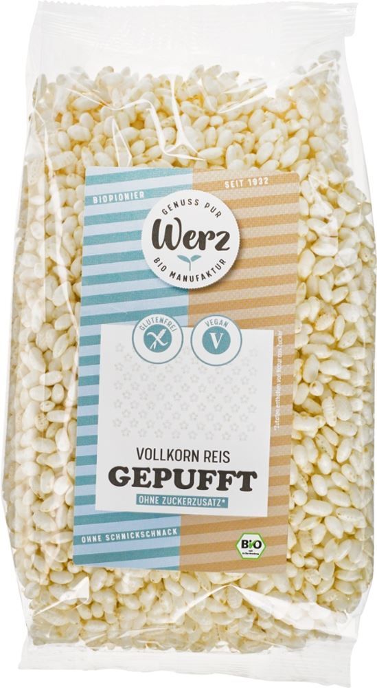 Werz - Vollkorn Reis Gepufft 10 Stück zu 125 g