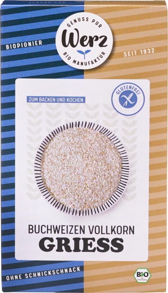 Buchweizen Vollkorn Griess Werz