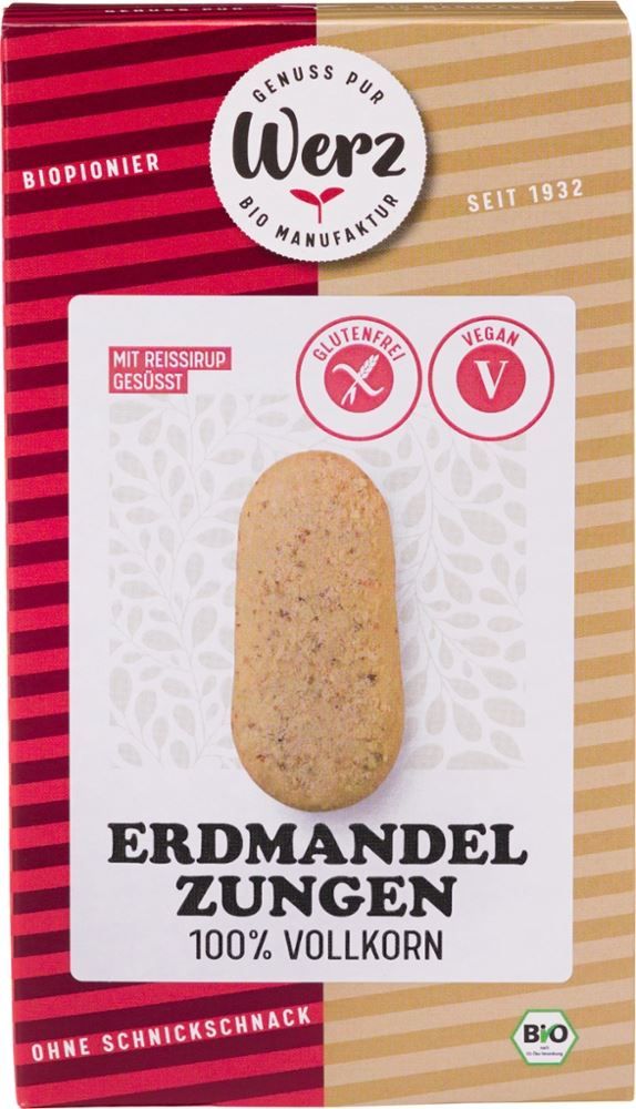 Werz - Erdmandel Zungen 6 Stück zu 100 g