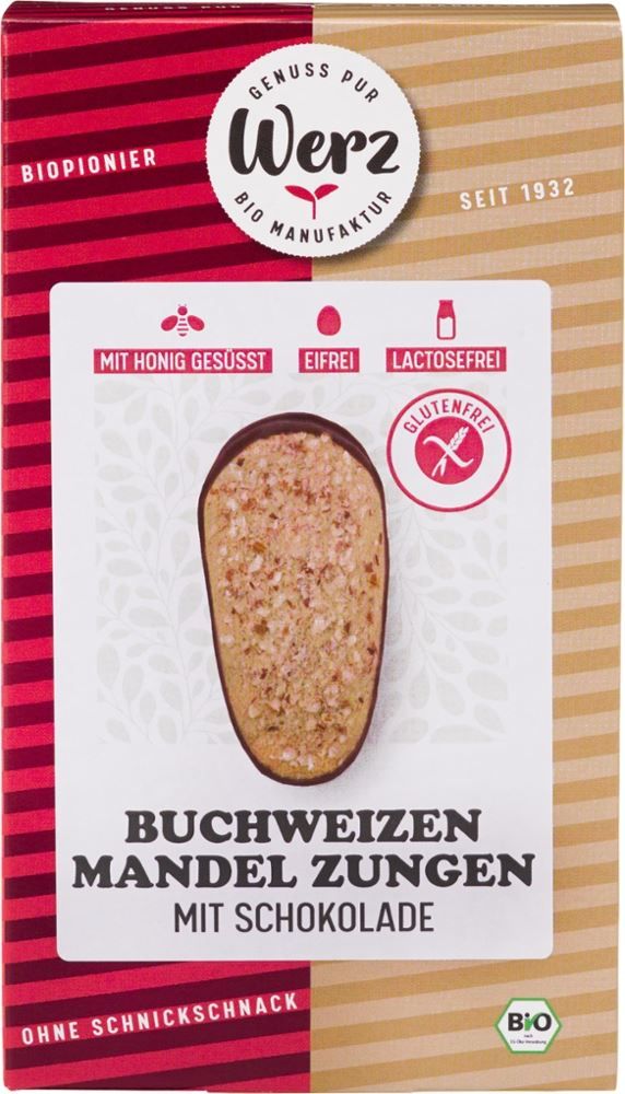 Werz - Buchweizen Mandel Zungen 8 Stück zu 150 g