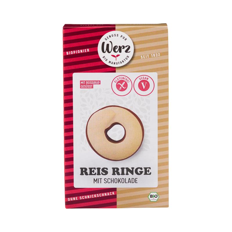 Reis Ringe mit Schokolade Werz