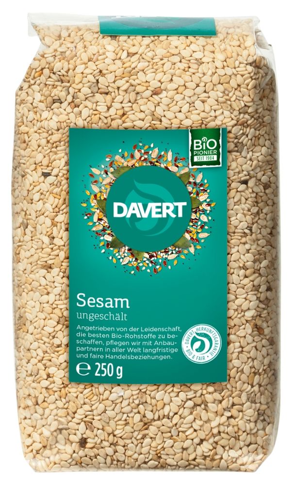 Davert - Sesam ungeschält 8 Stück zu 250 g