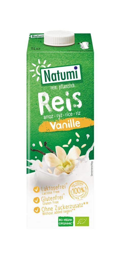 Natumi - Reis Vanille 12 Stück zu 1 l