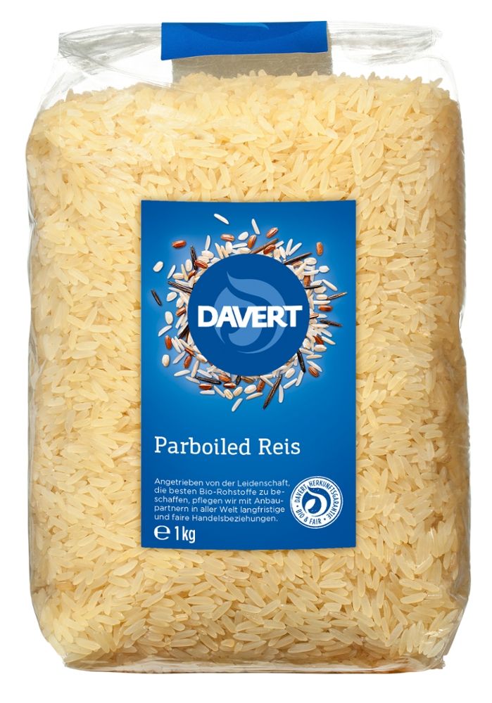 Davert - Parboiled Reis 8 Stück zu 1 kg