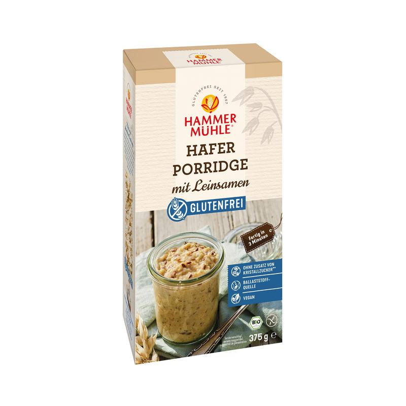 Haferporridge mit Leinsamen Hammermühle