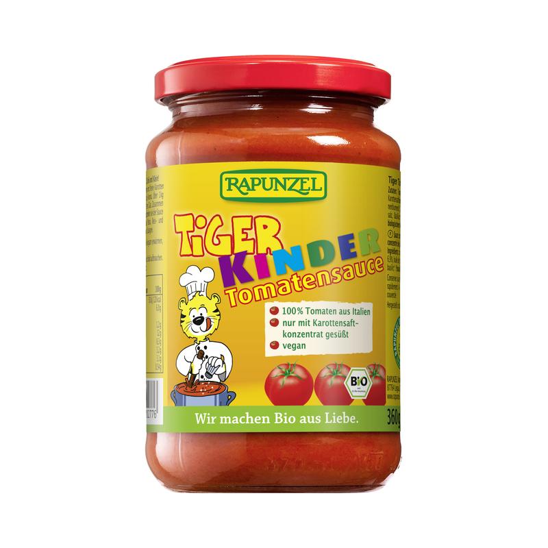 Tiger Kinder Tomatensauce Rapunzel