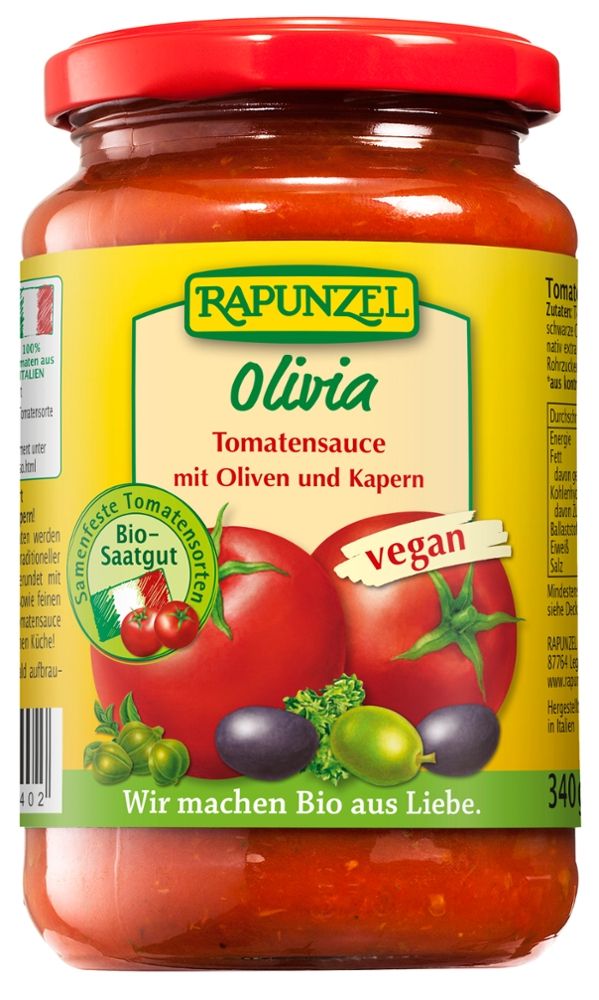 Rapunzel - Olivia Tomatensauce 6 Stück zu 340 g