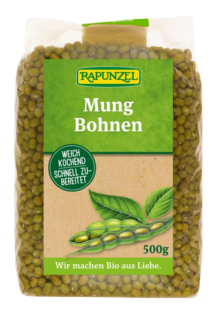 Rapunzel - Mungbohnen 6 Stück zu 500 g