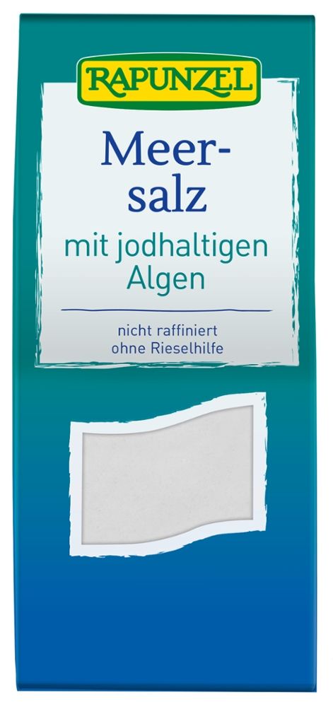 Rapunzel - Meersalz mit jodhaltigen Algen 8 Stück zu 500 g