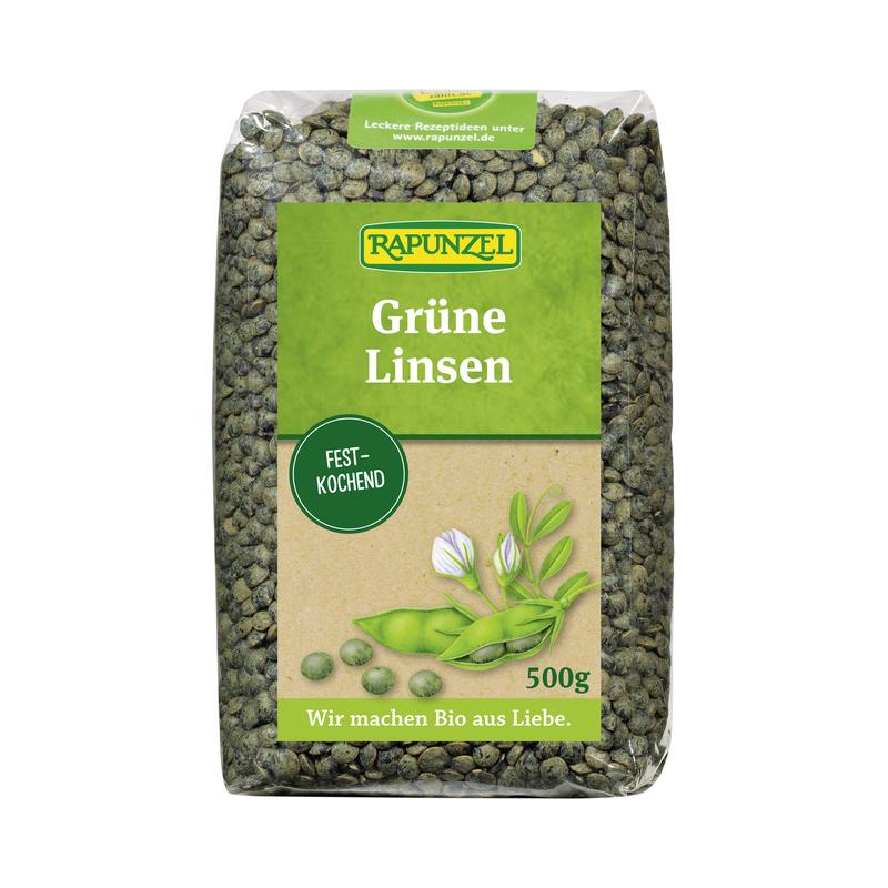 Grüne Linsen Rapunzel