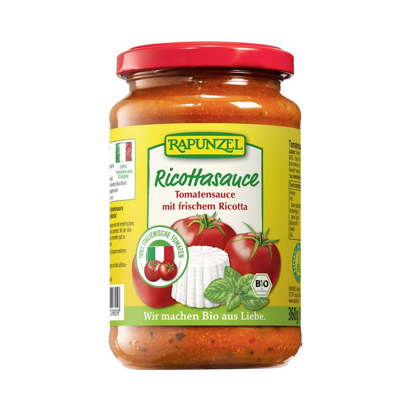Ricottasauce Tomatensauce Rapunzel