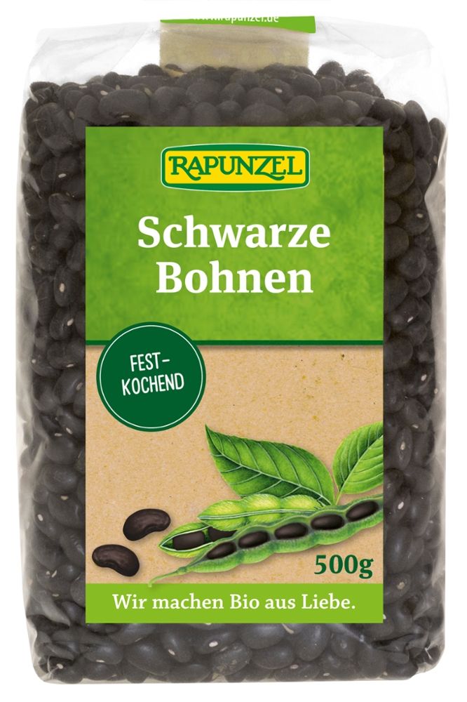 Rapunzel - Schwarze Bohnen 6 Stück zu 500 g