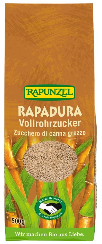 Rapunzel - Rapadura Vollrohrzucker 12 Stück zu 500 g