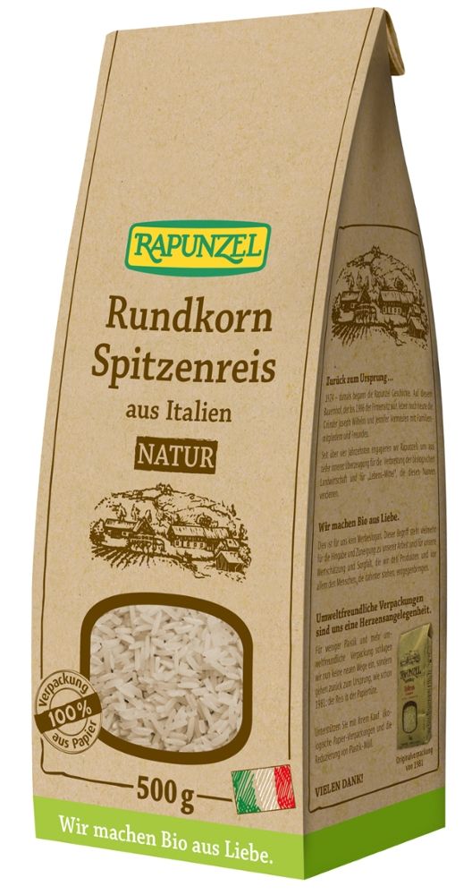 Rapunzel - Rundkorn Spitzenreis 6 Stück zu 500 g