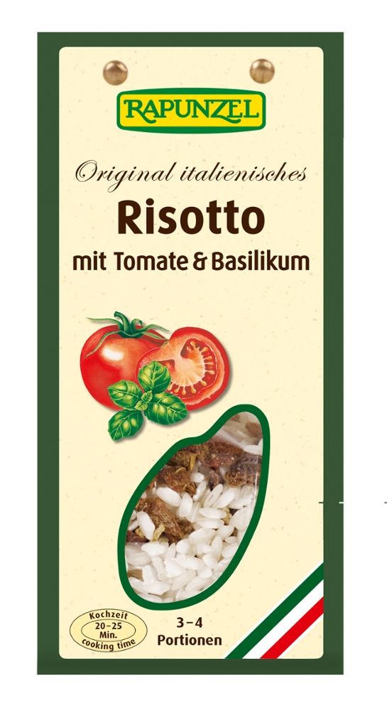 Rapunzel - Risotto mit Tomaten & Basilikum