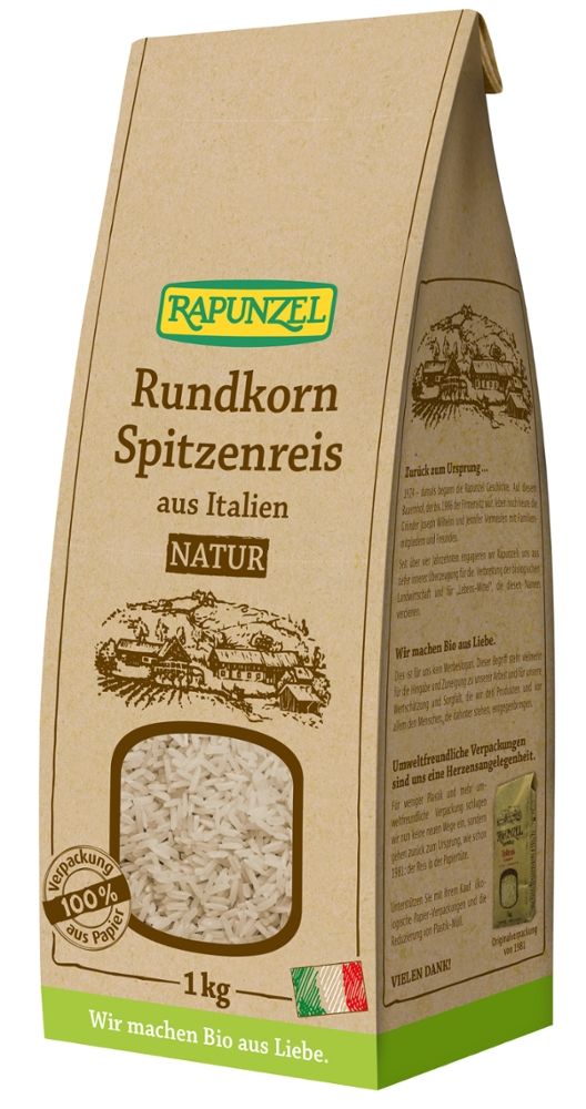 Rapunzel - Rundkorn Spitzenreis 6 Stück zu 1 kg