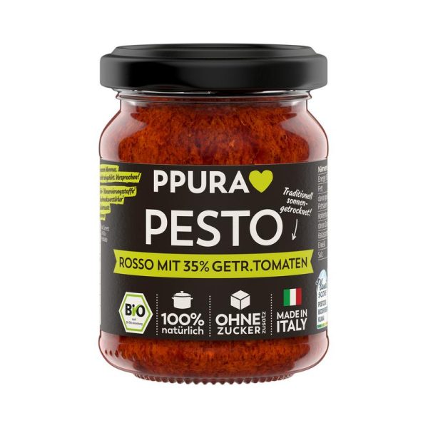 Pesto Rosso mit 55% getr. Tomaten PPURA