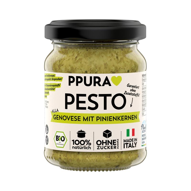 Pesto Genovese mit Pinienkernen PPURA
