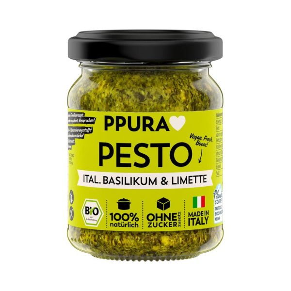 Pesto Basilikum, Limette & Cashews PPURA