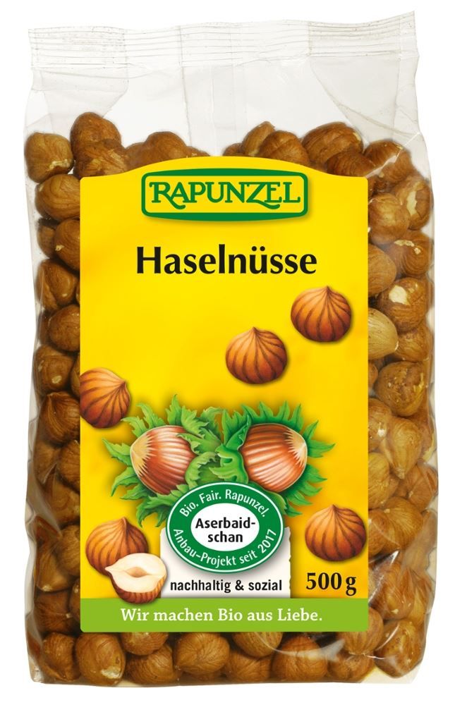 Rapunzel - Haselnüsse 6 Stück zu 500 g