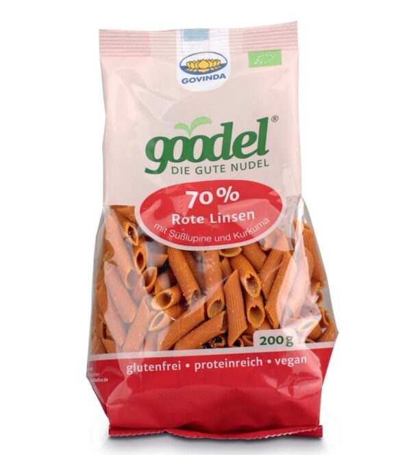 Goodel rote Linsen mit Süßlupine und Kurkuma Govinda