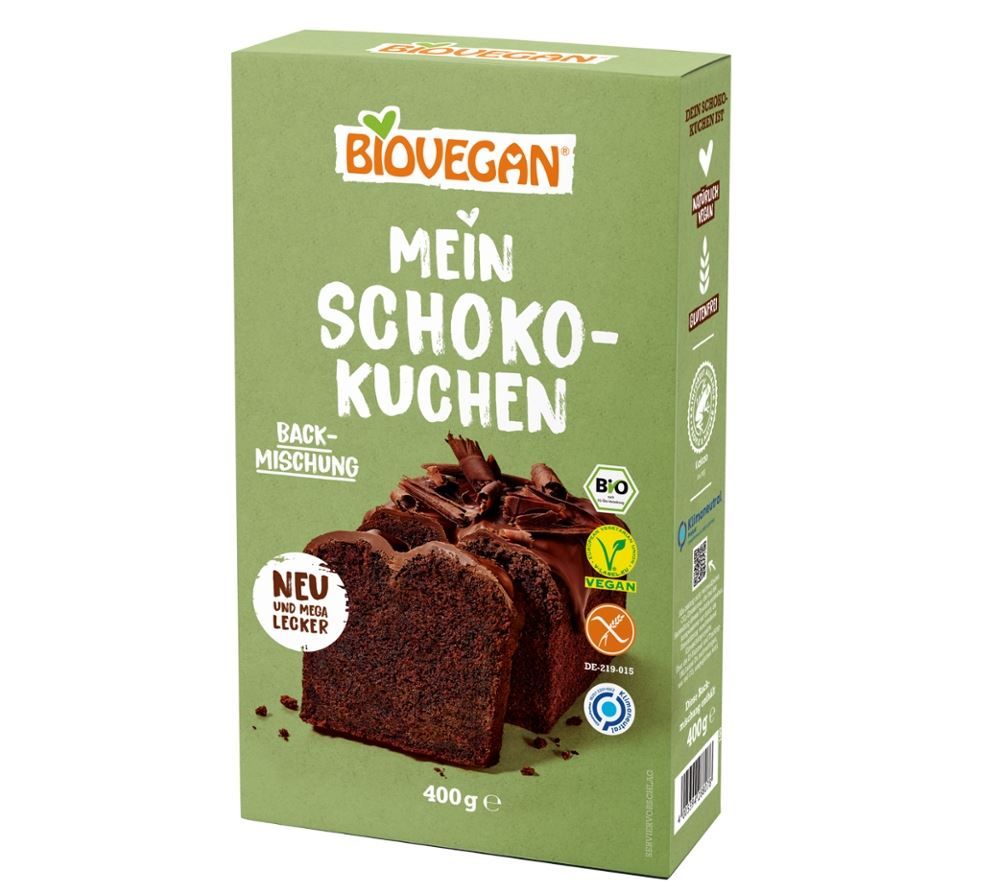 Biovegan - Mein Schoko-Kuchen 6 Stück zu 400 g