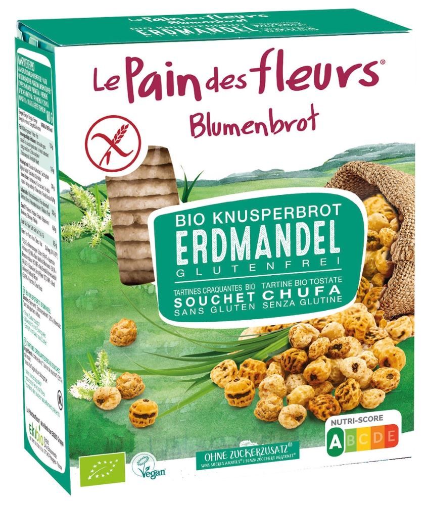 Blumenbrot - Bio Knusperbrot Erdmandel