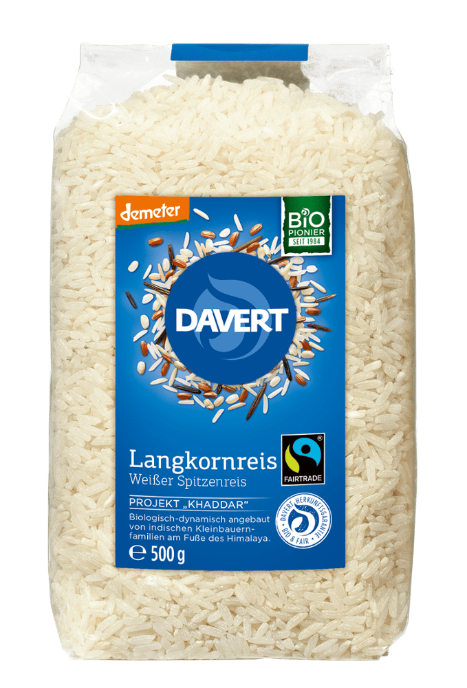 Davert - Langkornreis 8 Stück zu 500 g