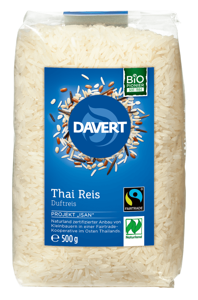 Davert - Thai Reis 8 Stück zu 500 g