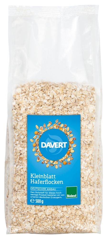 Davert - Kleinblatt Haferflocken 6 Stück zu 500 g