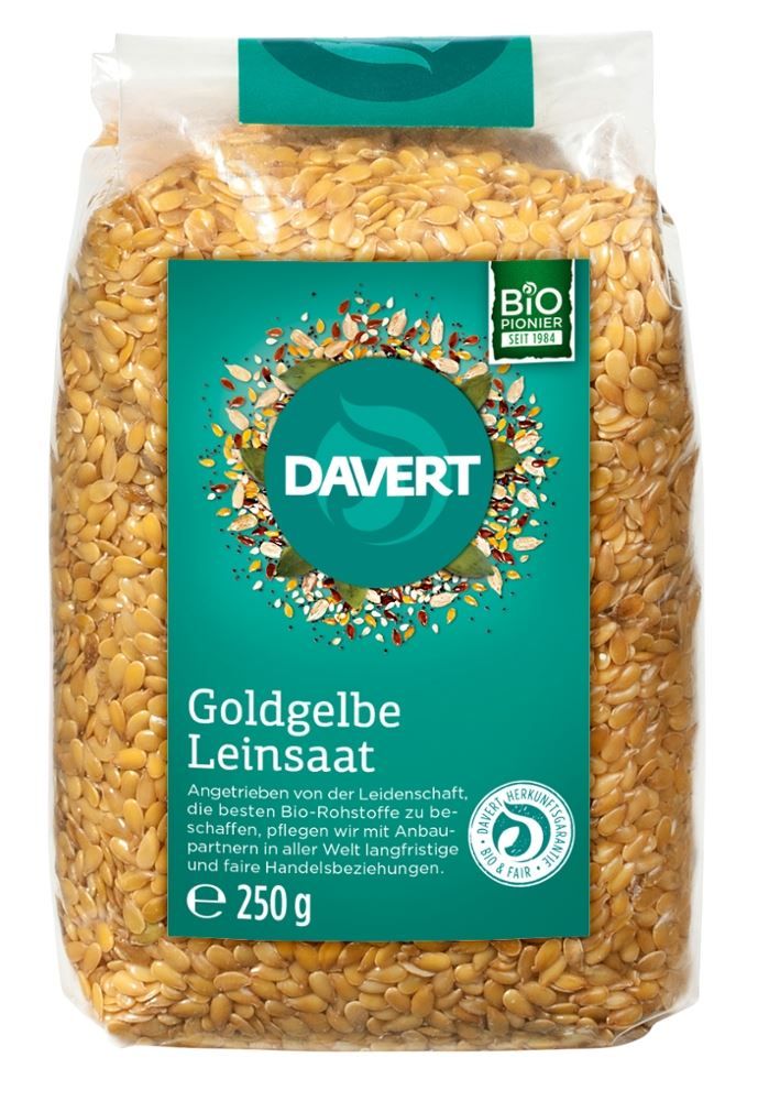 Davert - Goldgelbe Leinsaat