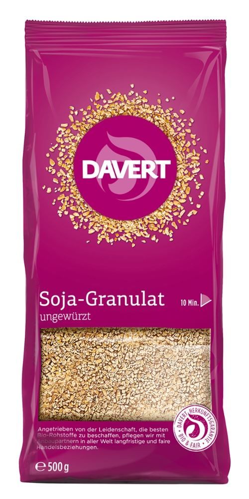 Davert - Soja Granulat 6 Stück zu 500 g