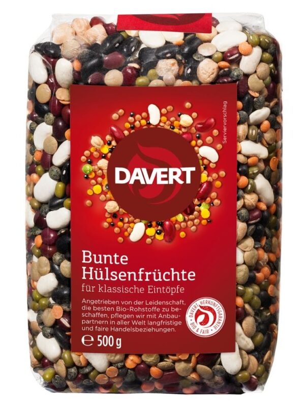 Bunte Hülsenfrüchte Davert