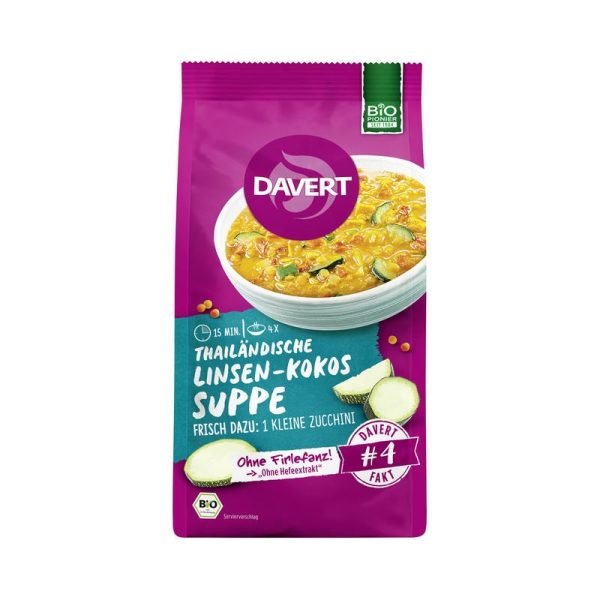 Thailändische Linsen-Kokos Suppe Davert