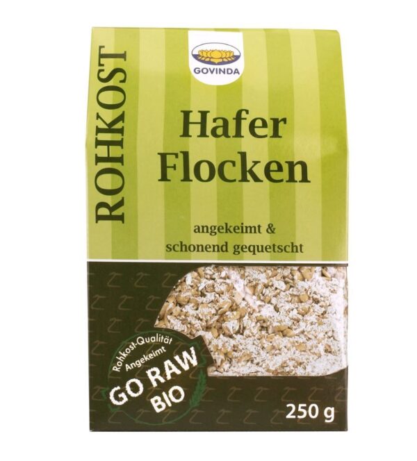 Rohkost Hafer Flocken Govinda