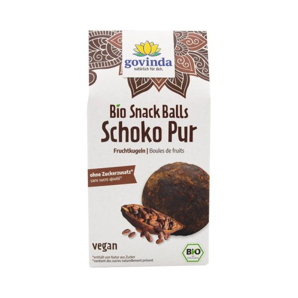 Snack Balls Fruchtkugeln Schoko Pur Govinda