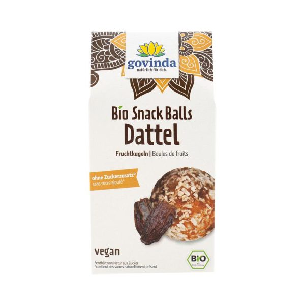 Snack Balls Fruchtkugeln Dattel Govinda