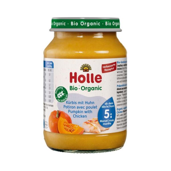 Kürbis mit Huhn Holle