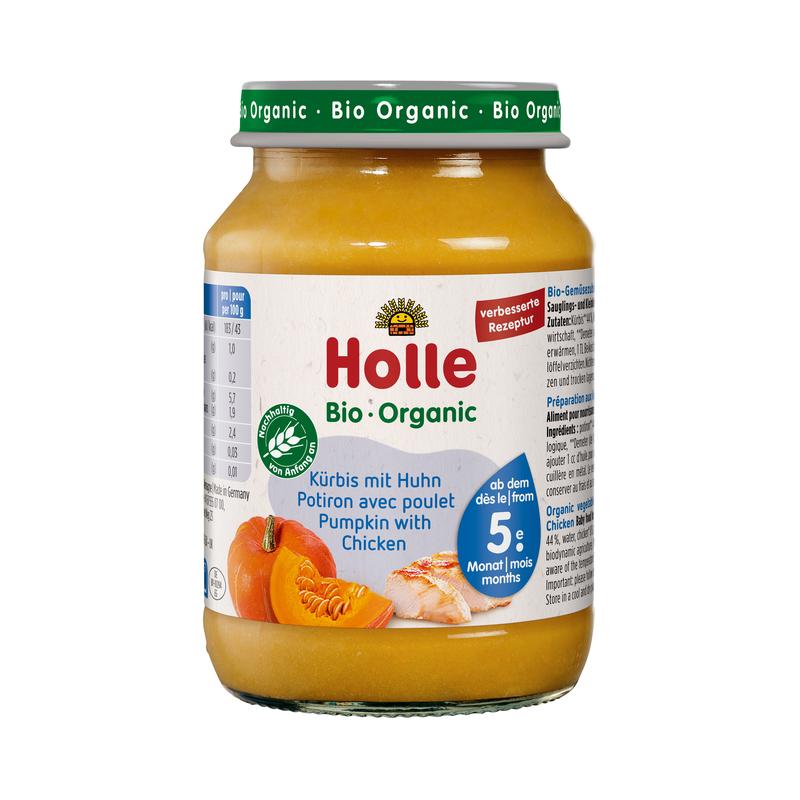 Kürbis mit Huhn Holle