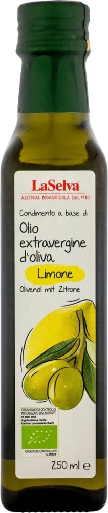 LaSelva - Olio extravergine dólivia Limone 6 Stück zu 250 ml