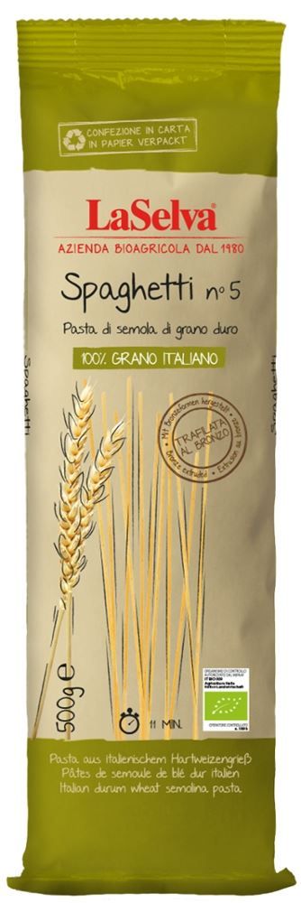 LaSelva - Spaghetti 100% Grano Italiano 12 Stück zu 500 g