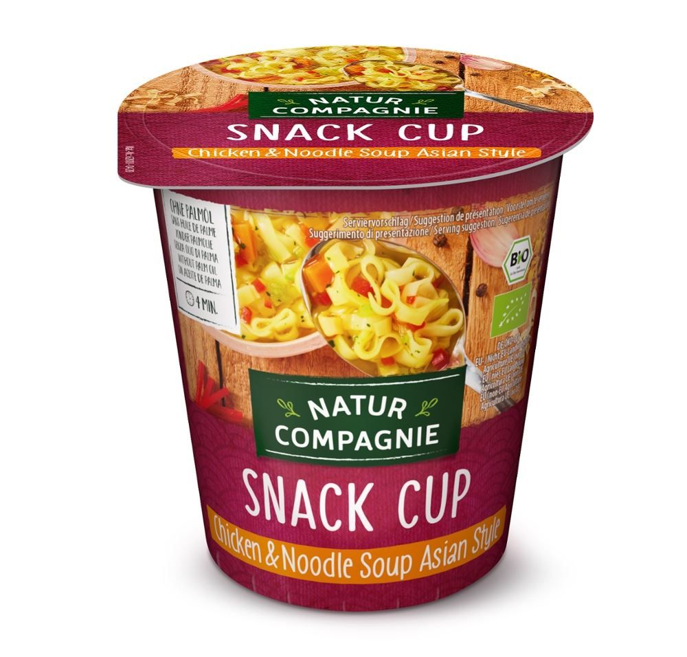 Natur Compagnie - Snack Cup Chicken & Noodle Soup Asian Style 8 Stück zu 55 g