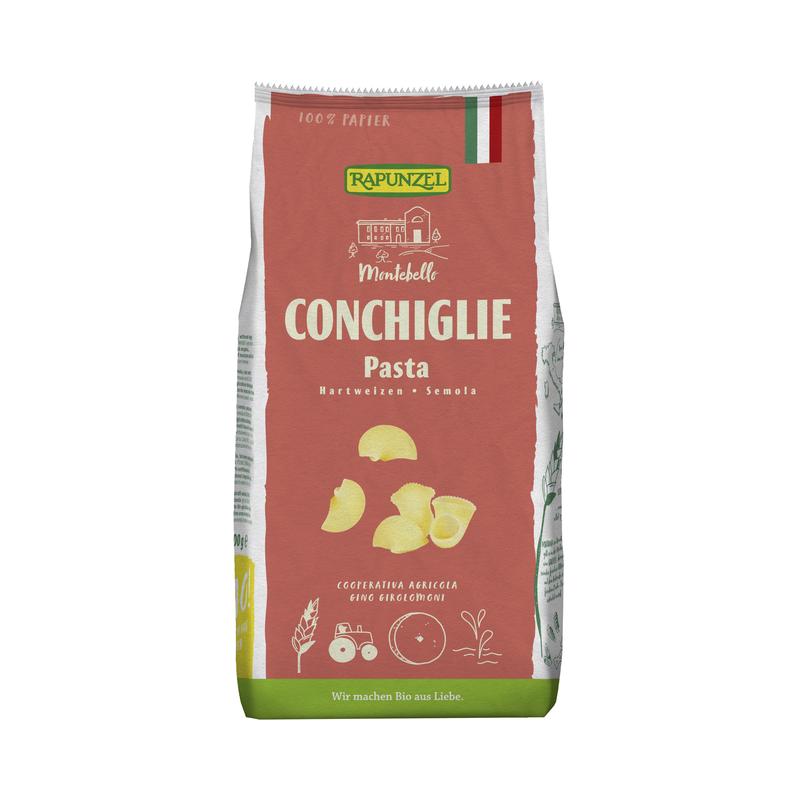 Conchiglie Pasta Hartweizen Rapunzel
