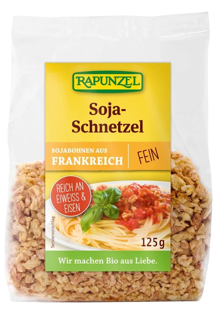 Rapunzel - Soja Schnetzel fein 6 Stück zu 125 g