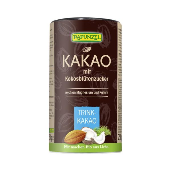 Kakao mit Kokosblütenzucker Rapunzel